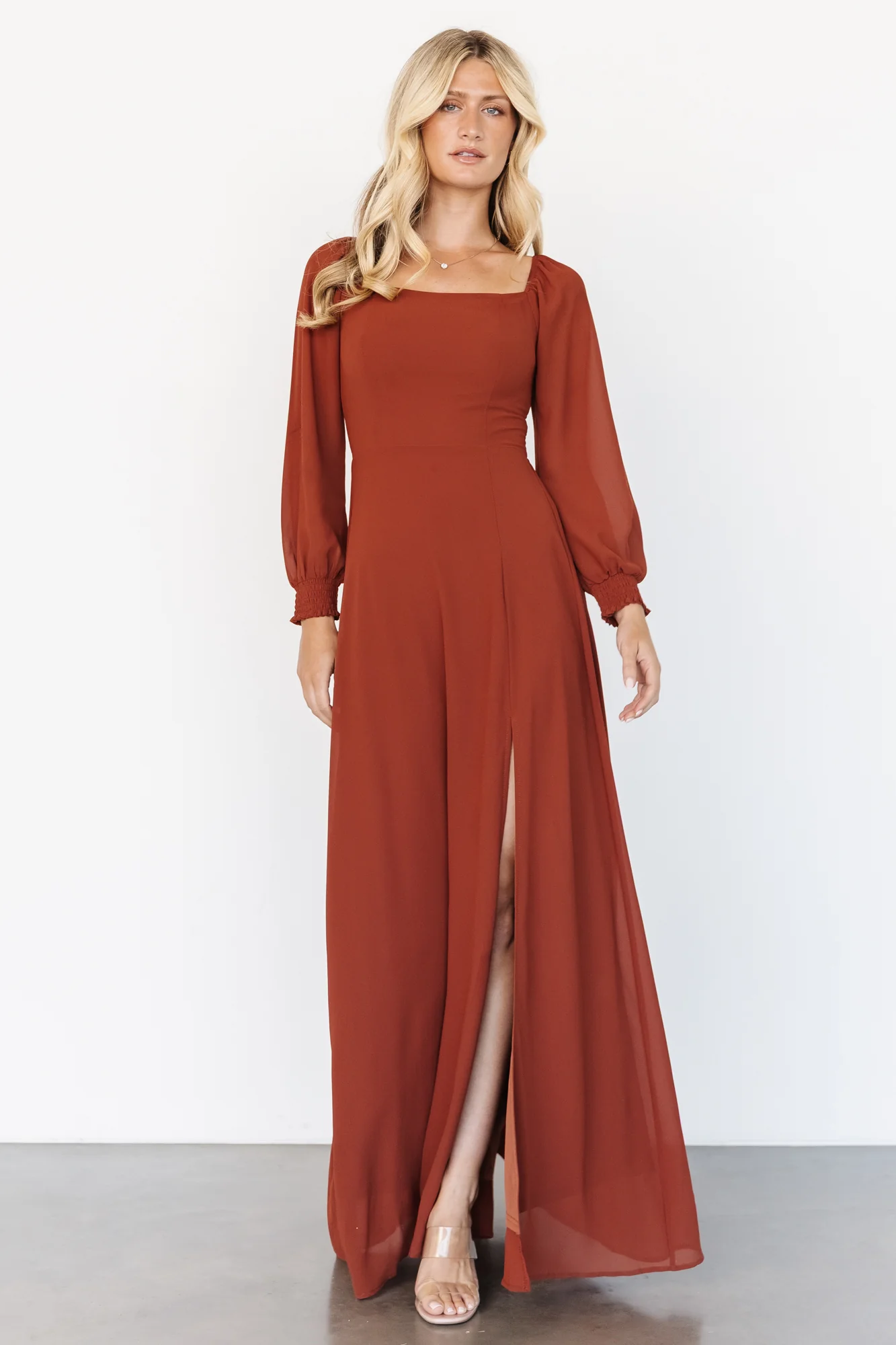 Giselle Maxi Dress | Rust