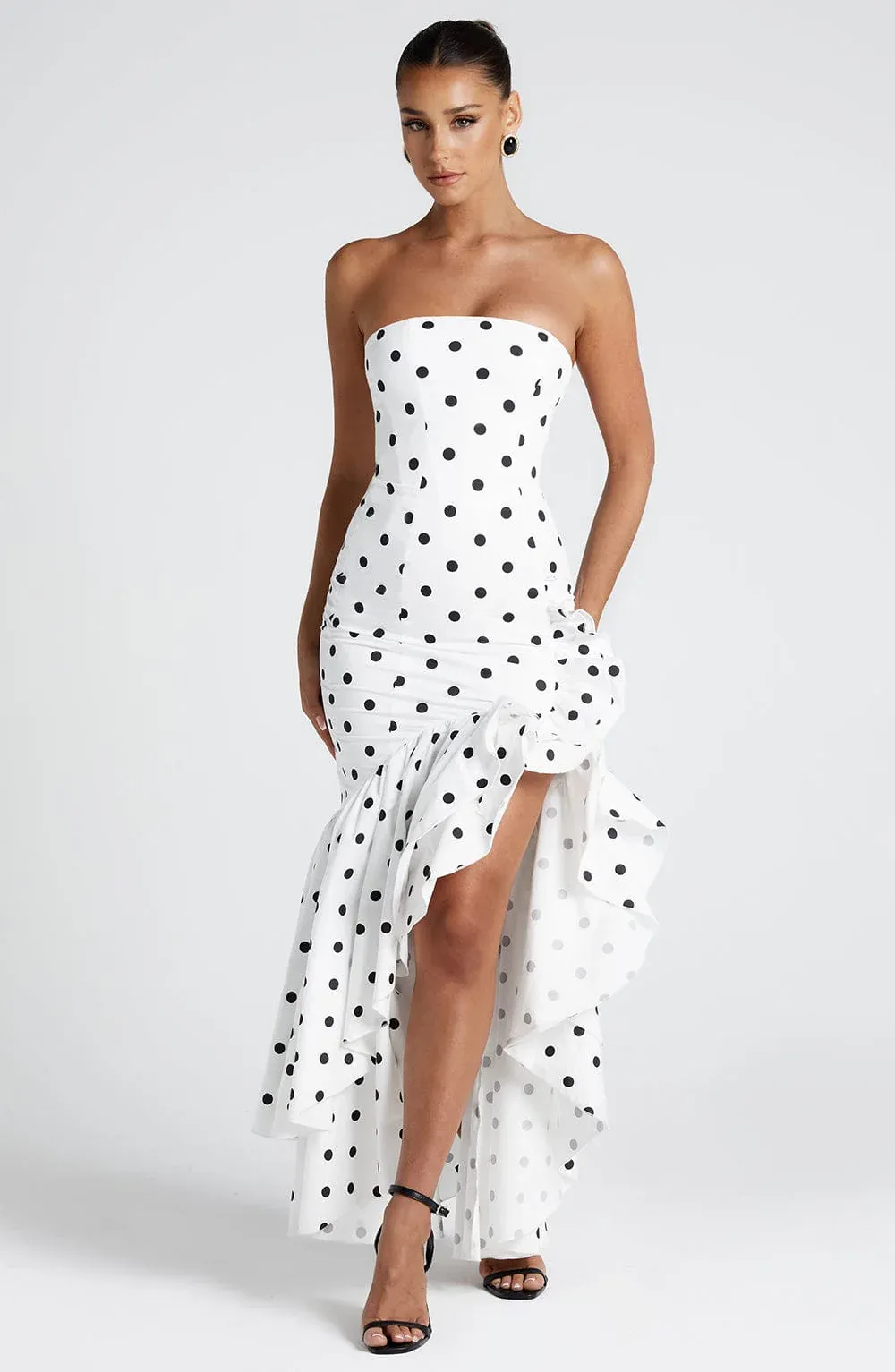 angelina maxi dress black Angelina Strapless MAXI Dress - Black main image 0