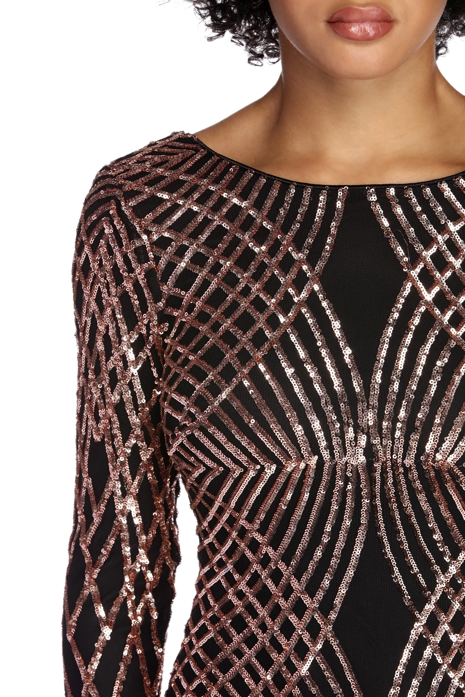 Elysse Steal The Show Sequin Dress