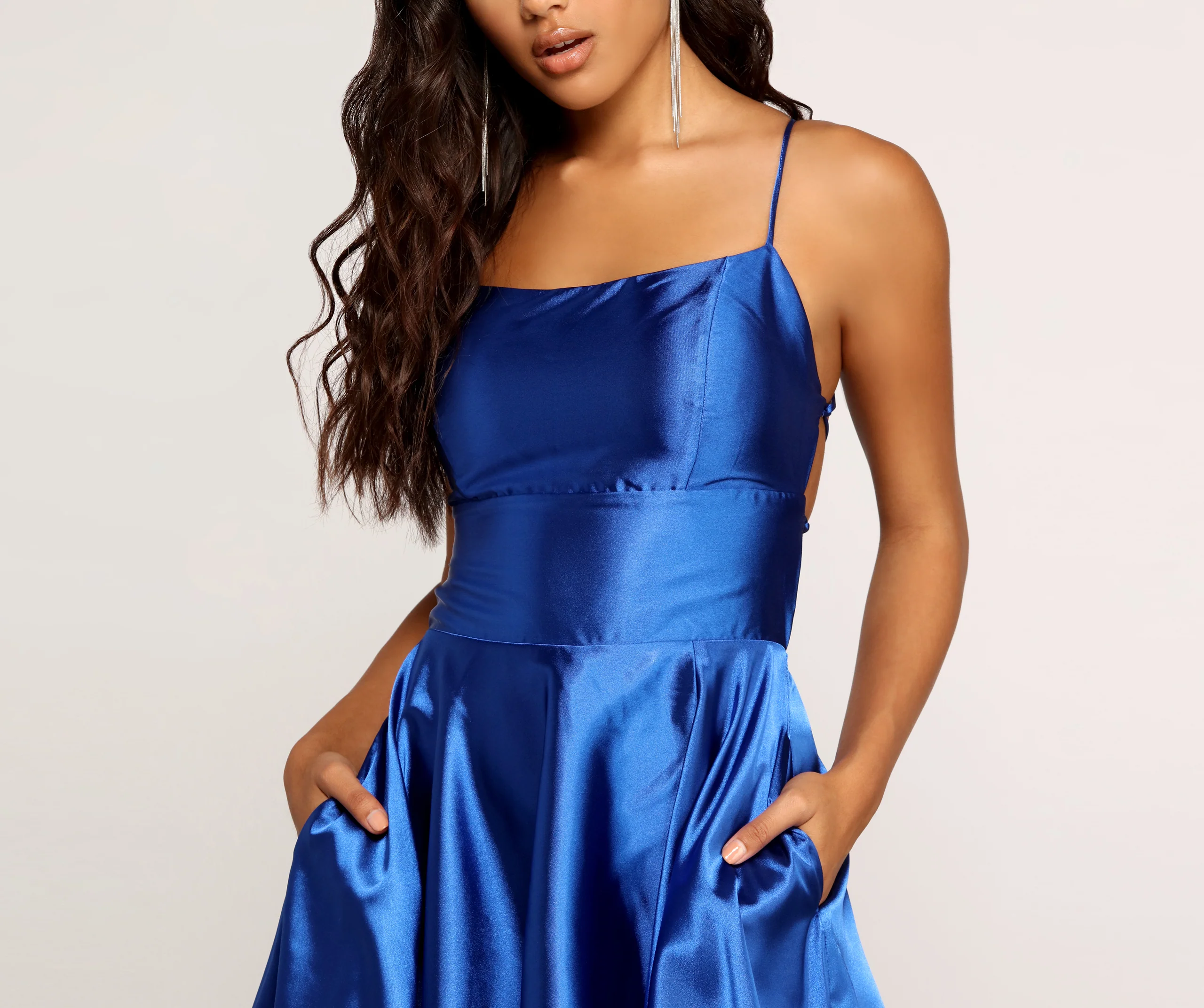 Frida Satin Party Dress