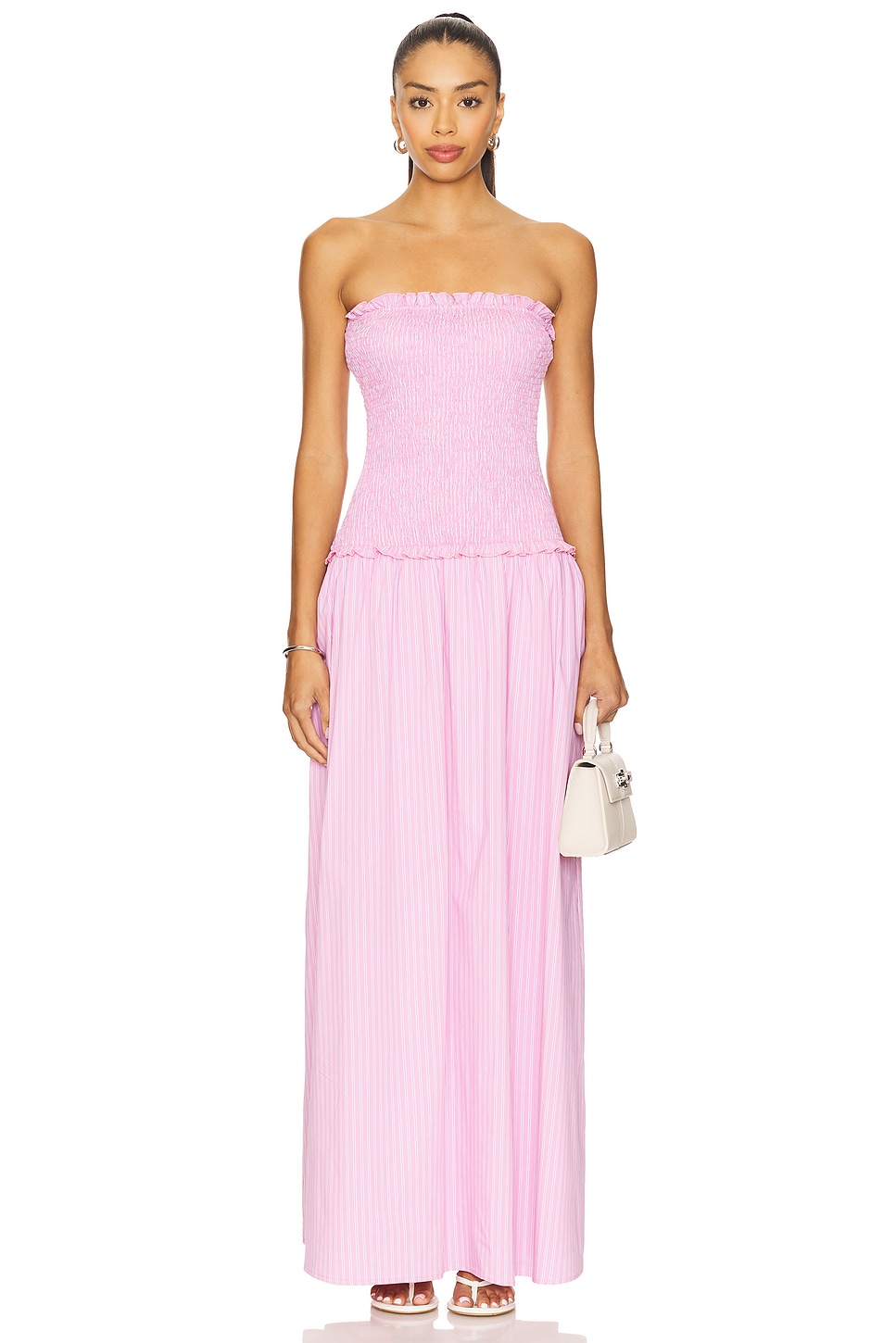 Izabella Strapless Maxi Dress