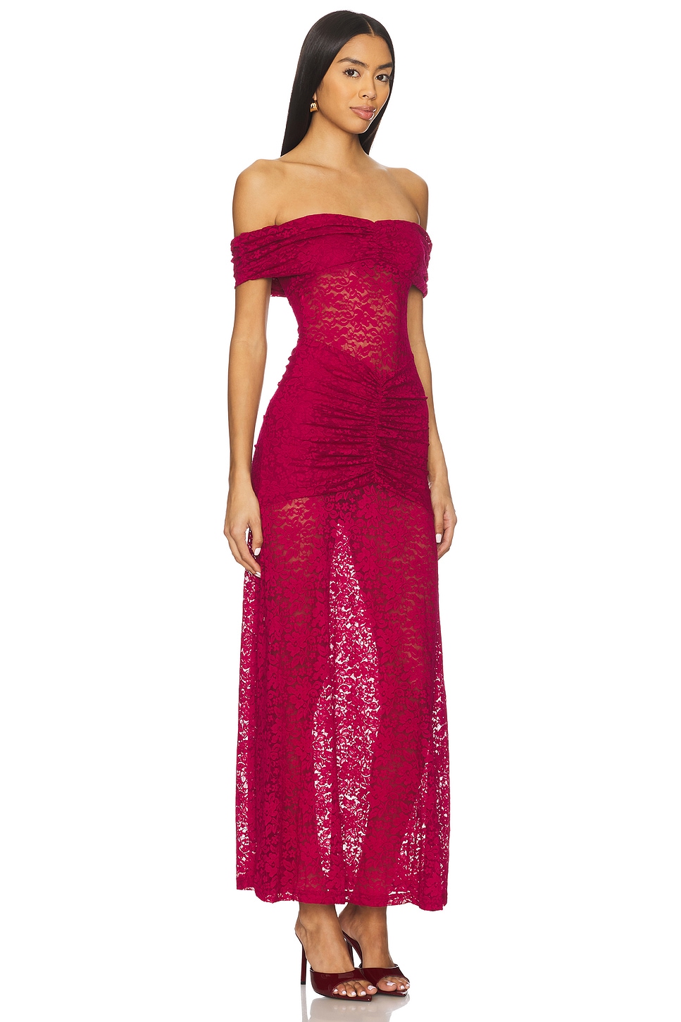 Vaneya Lace Maxi Dress