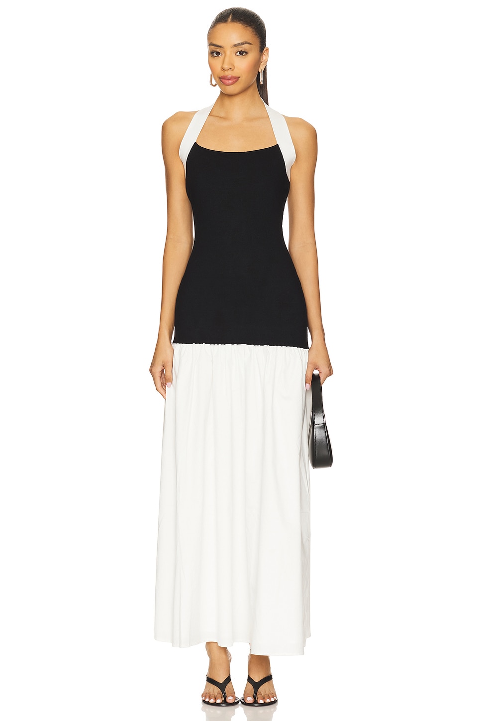 Kohl Mix-media Maxi Dress
