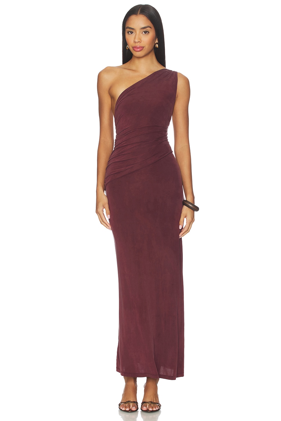 Amelia One Shoulder Maxi Dress