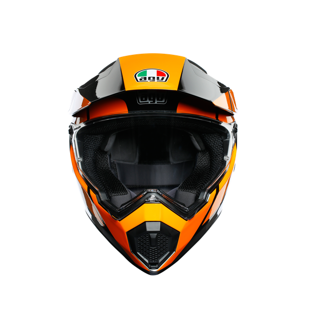 AX9 MULTI ECE DOT - TRAIL GUNMETAL/ORANGE