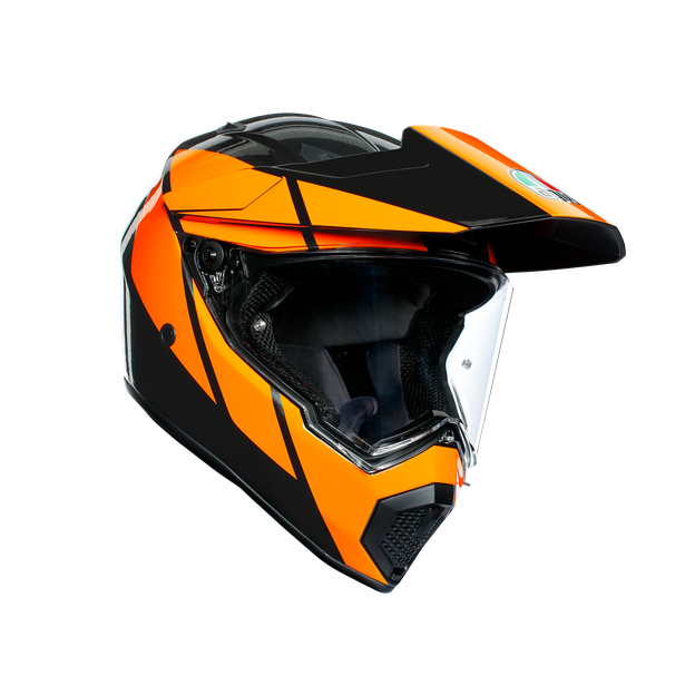 AX9 MULTI ECE DOT - TRAIL GUNMETAL/ORANGE