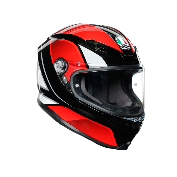 K6 ECE DOT MULTI - HYPHEN BLACK/RED/WHITE