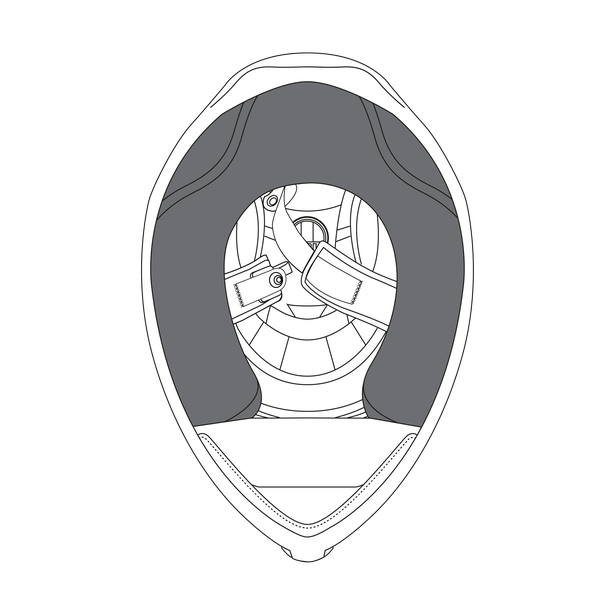 CHEEK PADS K1 (XXS) - BLACK