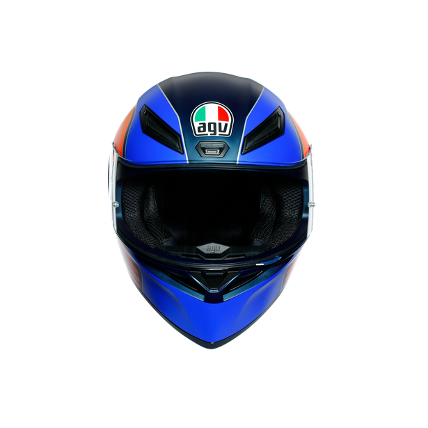 K1 MULTI ECE DOT - POWER MATT DARK BLUE/ORANGE/WHITE