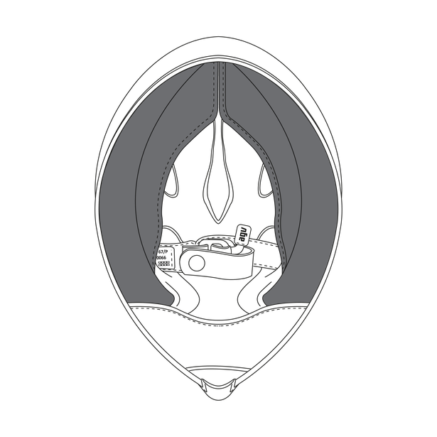 AGV CHEEK PADS PISTA GP R (S) - BLACK