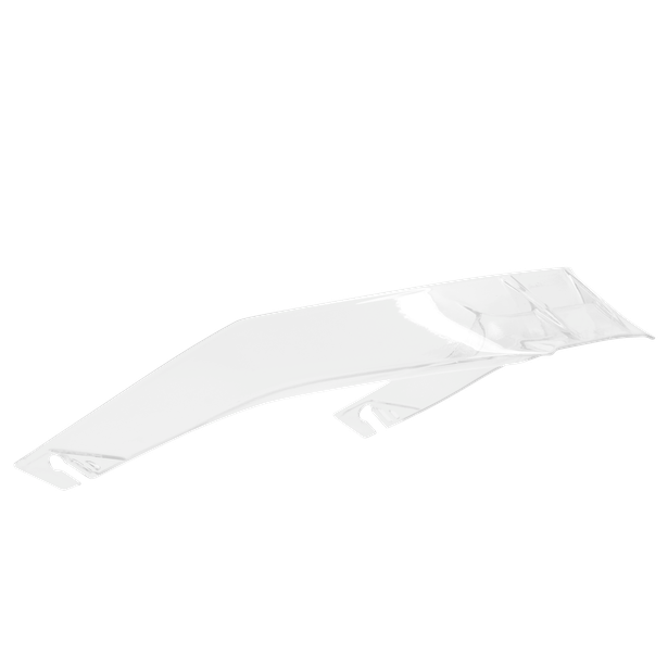 AGV BIPLANO SPOILER PISTA GP R (+plastic screws) - CLEAR