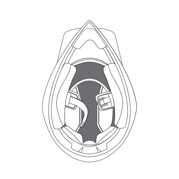 AGV CROWN PAD AX9 - NEUTRAL