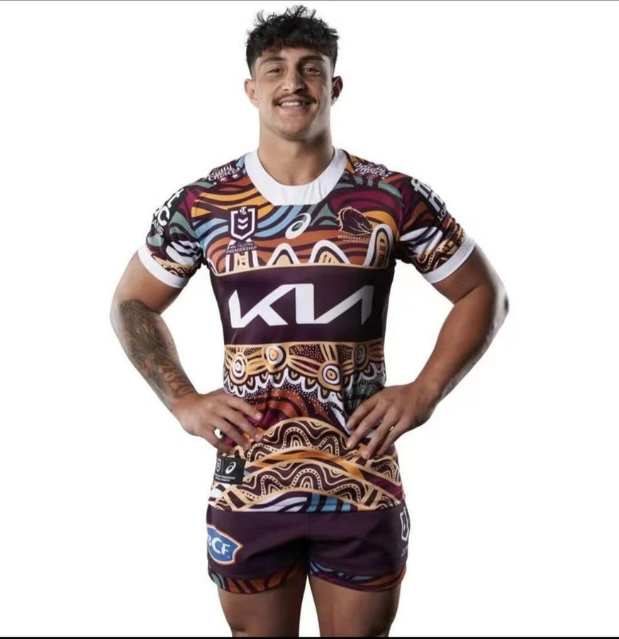 GZBYH 2022 Brisbane Broncos Heritage Rugby Jersey 2022/2023 Brisbane Broncos Heritage Rugby Jersey