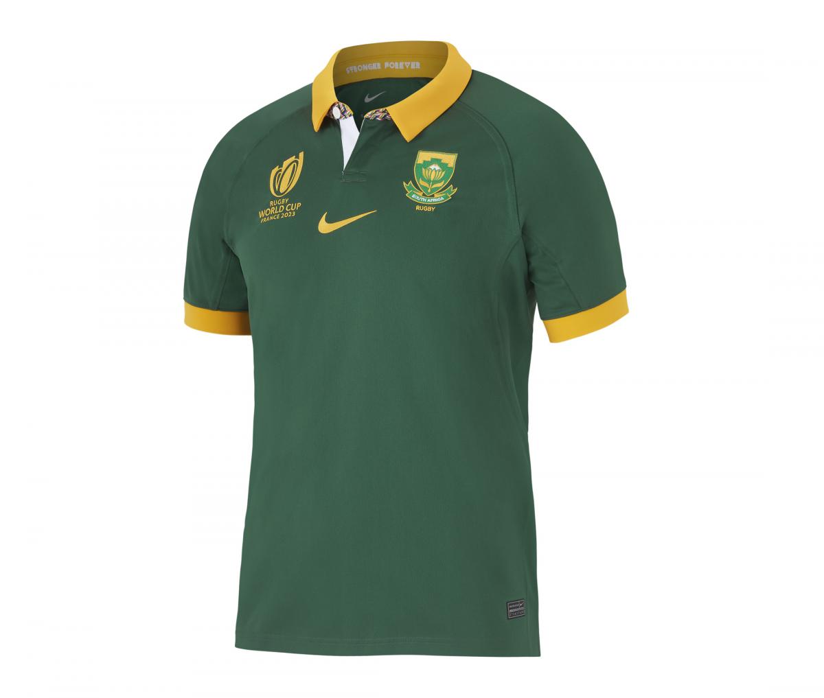 South Africa Rugby World Cup 2023 Home Shirt - Cheap Rugby World Online ...