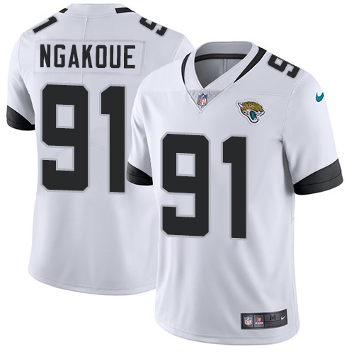 Jacksonville Jaguars #91 Yannick Ngakoue White Men's Stitched Vapor Untouchable Limited Jersey Men's