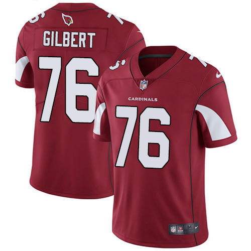 Arizona Cardinals #76 Marcus Gilbert Red Team Color Men's Stitched Vapor Untouchable Limited Jersey Men's