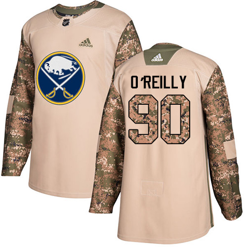 Adidas Buffalo Sabres #90 Ryan O'Reilly Camo Authentic 2017 Veterans Day Youth Stitched Jersey Youth