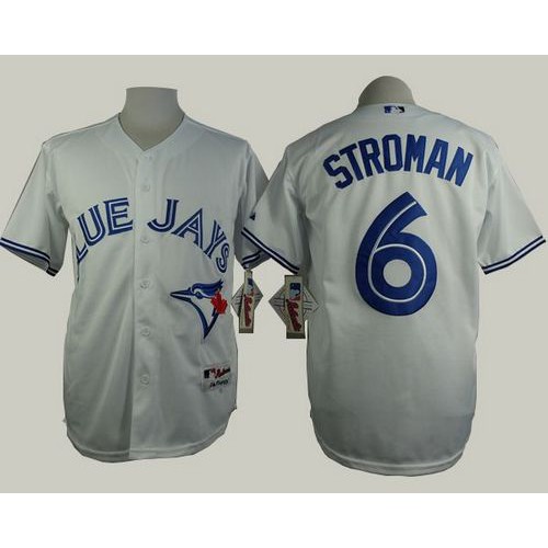 Toronto Blue Jays #6 Marcus Stroman White Cool Base Stitched Jersey Men's