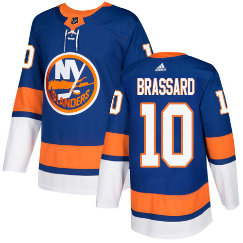 Adidas New York Islanders #10 Derek Brassard Royal Blue Home Authentic Stitched Youth Jersey Youth