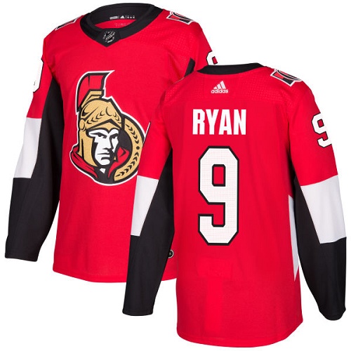 Adidas Ottawa Senators #9 Bobby Ryan Red Home Authentic Stitched Jersey Men's