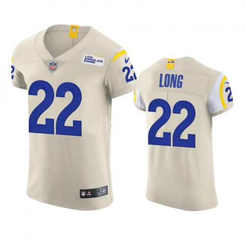 Los Angeles Los Angeles Rams #22 David Long Men's Vapor Elite Player Jersey - Bone Men's