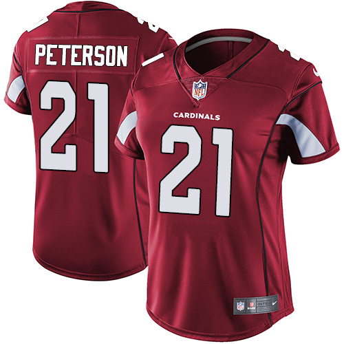Cardinals #21 Patrick Peterson Red Team Color Women's Stitched Vapor Untouchable Limited Jersey