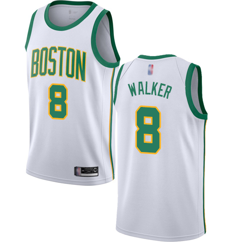 Boston Celtics #8 Kemba Walker White Youth Swingman City Edition 2018/19 Jersey Youth