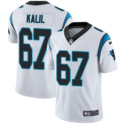 Carolina Panthers #67 Ryan Kalil White Youth Stitched Vapor Untouchable Limited Jersey Youth