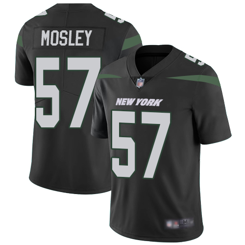 Jets #57 C.J. Mosley Black Alternate Youth Stitched Vapor Untouchable Limited Jersey