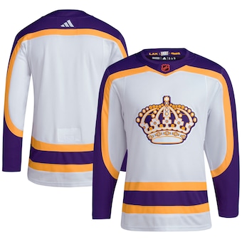 Los Angeles Kings Blank Men's Adidas Reverse Retro 2.0 Authentic Player Jersey - White