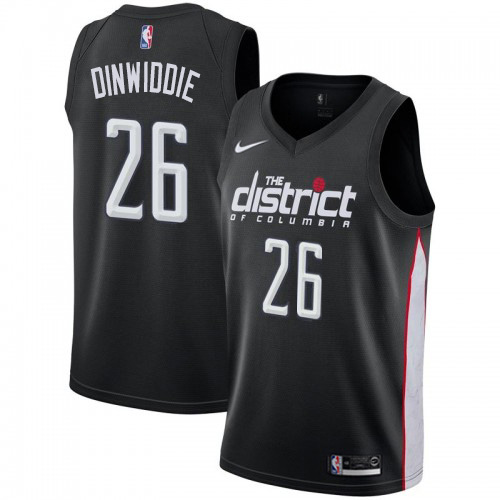 Washington Wizards #26 Spencer Dinwiddie Youth Black Swingman City Edition 2018/19 Jersey Youth