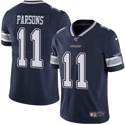 Cowboys #11 Micah Parsons Navy Blue Team Color Youth Stitched Vapor Untouchable Limited Jersey