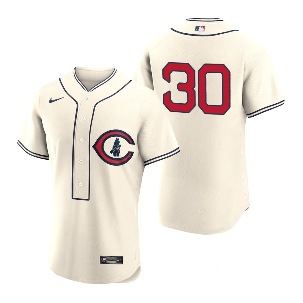 Chicago Cubs #30 Alec Mills Men's 2022 Field Of Dreams Authentic Jersey - Cream