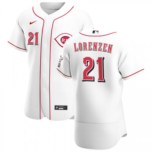 Cincinnati Cincinnati Reds #21 Michael Lorenzen Men's White Home 2020 Authentic Player Jersey Men's
