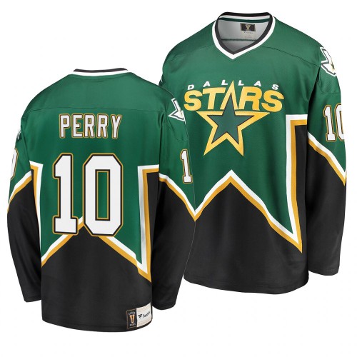 Dallas Dallas Stars #10 Corey Perry Kelly Green Men's Heritage Premier Breakaway Player Jersey Men's