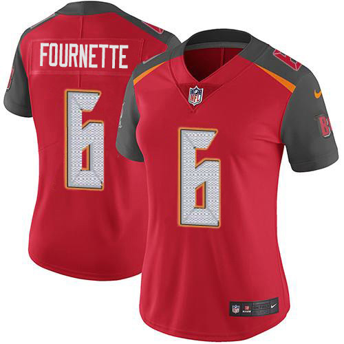 Tampa Bay Buccaneers #6 Le'Veon Bell Red Team Color Women's Stitched Vapor Untouchable Limited Jersey Womens