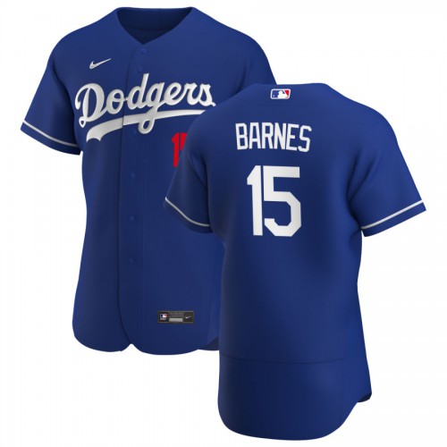 Los Angeles Los Angeles Dodgers #15 Austin Barnes Men's Royal Alternate 2020 Authentic Player Jersey Men's