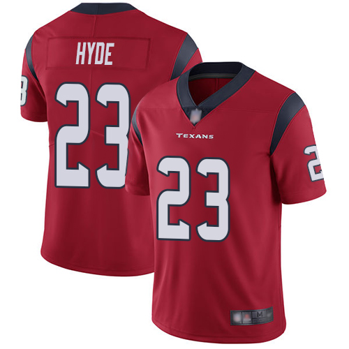 Houston Texans #23 Carlos Hyde Red Alternate Youth Stitched Vapor Untouchable Limited Jersey Youth
