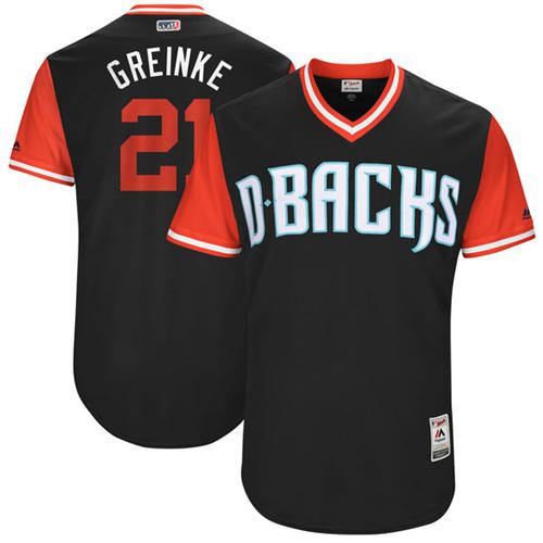Arizona Diamondbacks #21 Zack Greinke Black 
