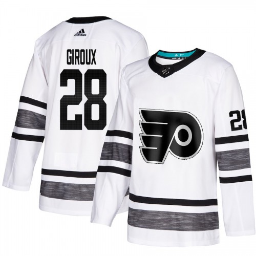 Adidas Philadelphia Flyers #28 Claude Giroux White Authentic 2019 All-Star Stitched Jersey Men's