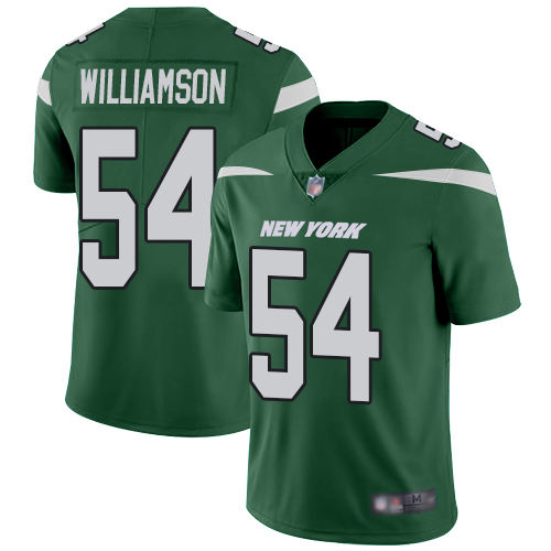 New York Jets #54 Avery Williamson Green Team Color Men's Stitched Vapor Untouchable Limited Jersey Men's