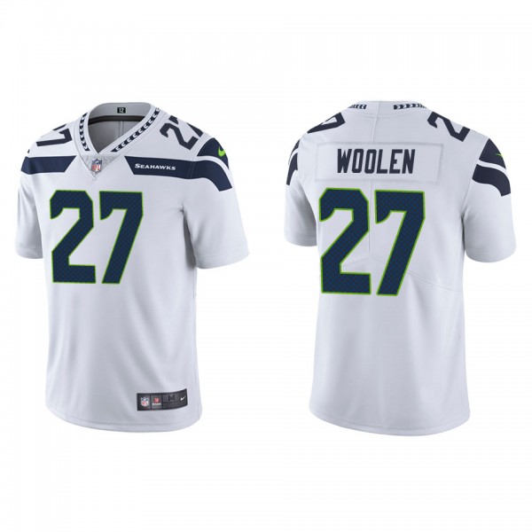 Men's Youth Women's Seattle Seahawks Tariq Woolen White Vapor Limited Jersey
