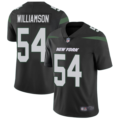 New York Jets #54 Avery Williamson Black Alternate Men's Stitched Vapor Untouchable Limited Jersey Men's