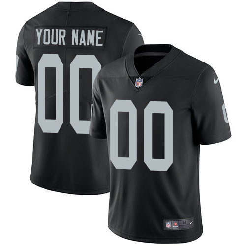 Las Vegas Raiders Customized Black Team Color Stitched Vapor Untouchable Limited Youth Jersey