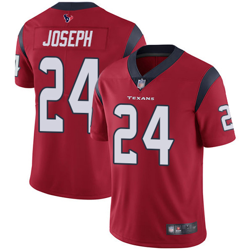 Houston Texans #24 Johnathan Joseph Red Alternate Men's Stitched Vapor Untouchable Limited Jersey Men's