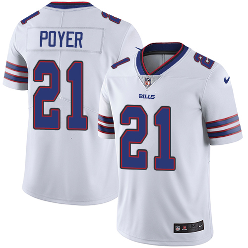 Buffalo Bills #21 Jordan Poyer White Men's Stitched Vapor Untouchable Limited Jersey Men's