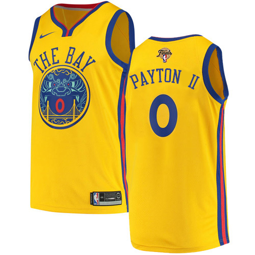 Golden State Warriors #0 Gary Payton II Gold Womens 2022 Finals Swingman City Edition Jersey Womens