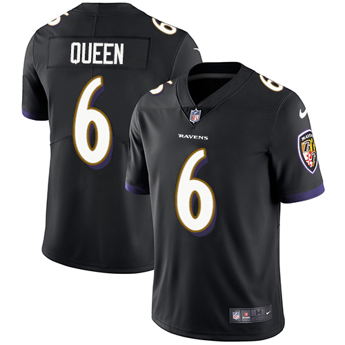 Ravens #6 Patrick Queen Black Alternate Youth Stitched Vapor Untouchable Limited Jersey