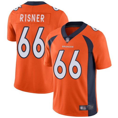 Denver Broncos #66 Dalton Risner Orange Team Color Men's Stitched Vapor Untouchable Limited Jersey Men's