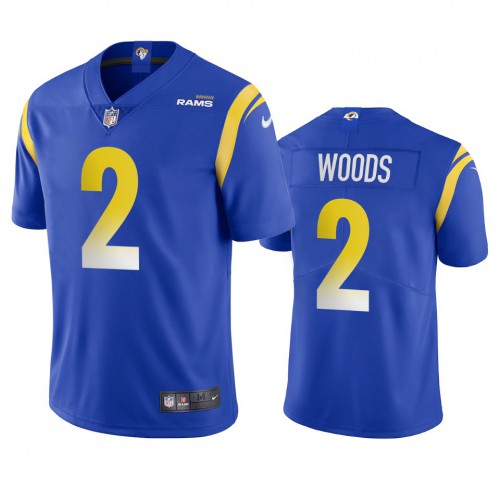 Los Angeles Los Angeles Rams #2 Robert Woods Men's Vapor Limited Jersey - Royal Men's